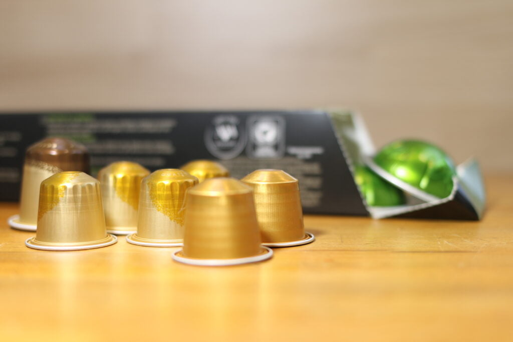 Des capsules Nespresso pour machines à café à dosettes