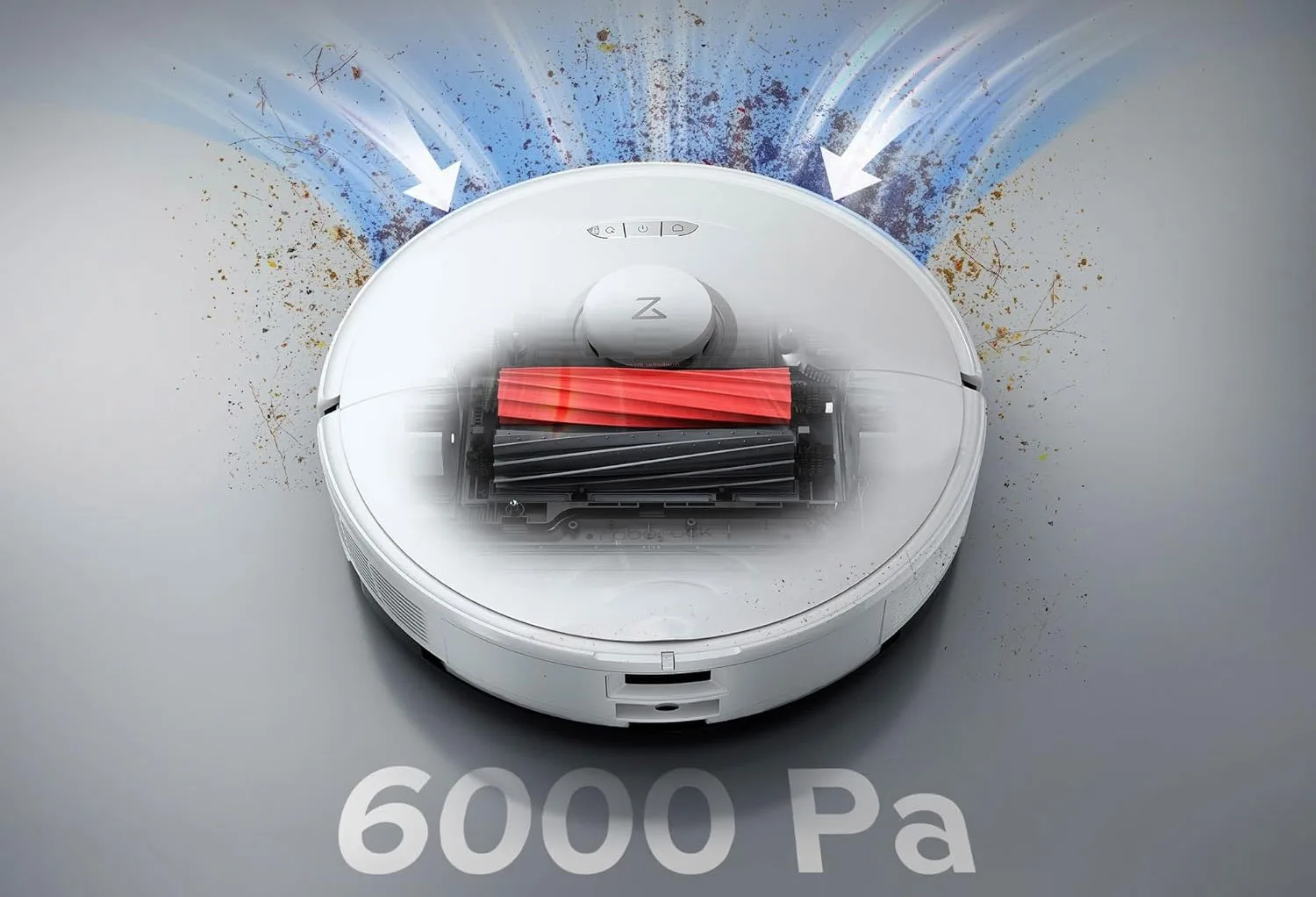 Roborock s8 Pro Ultra : une puissance d'aspiration annoncée de 6000 Pa.