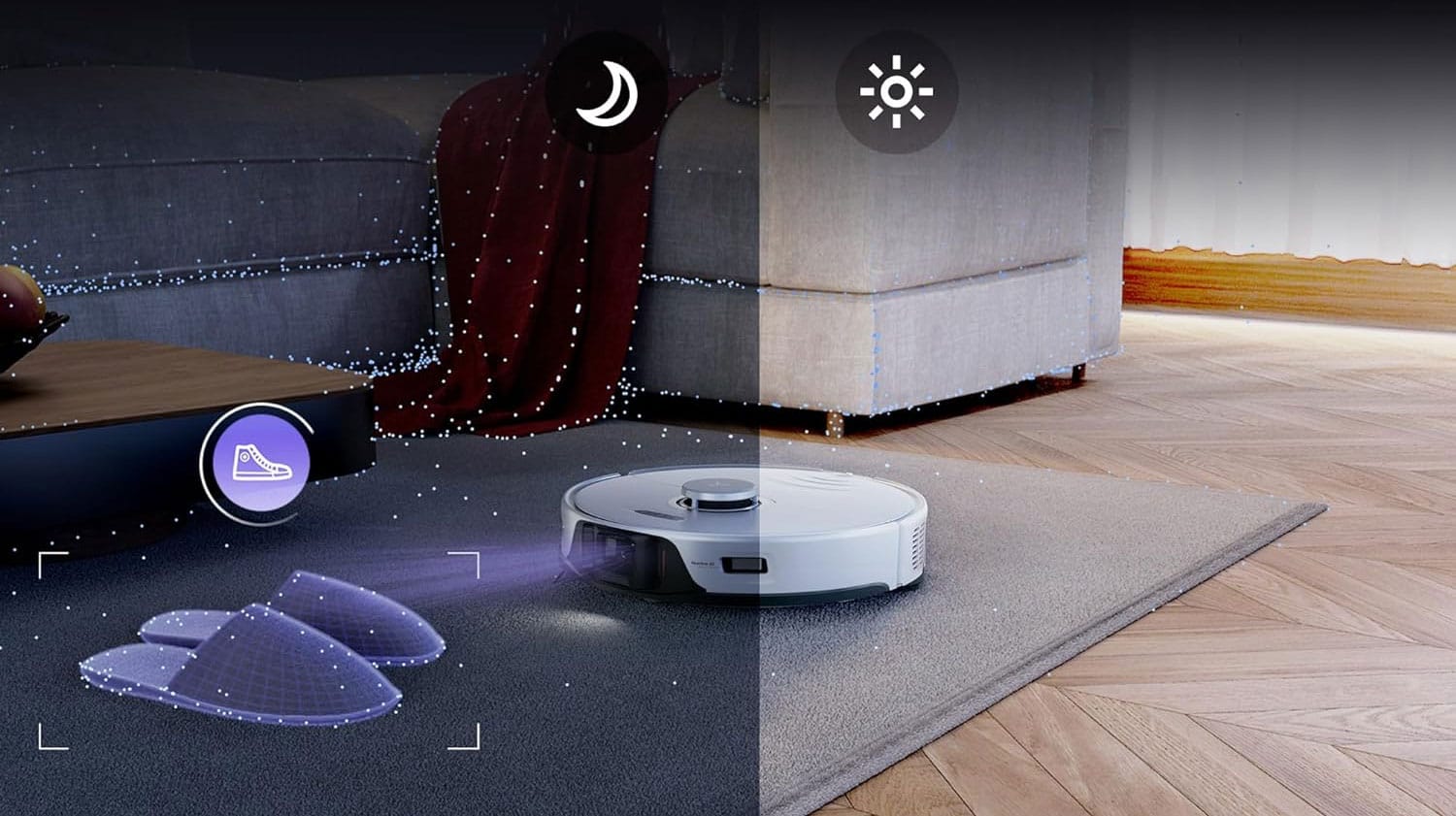 Système de navigation intelligent du Roborock s8 Pro Ultra : Lidar + caméra.