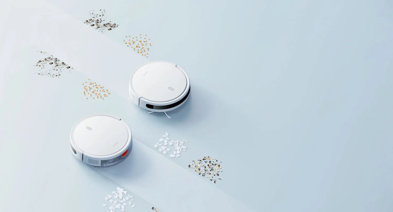Aspirateur robot Xiaomi Robot Vacuum E12 : un puissance d'aspiration annoncée de 4000 Pa.