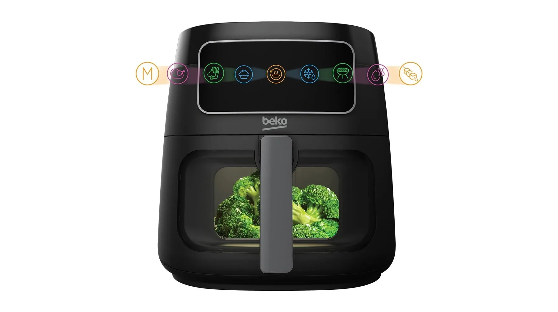 Mode de cuisson proposés par la Beko Air Fryer ExpertFry FRL3374B.