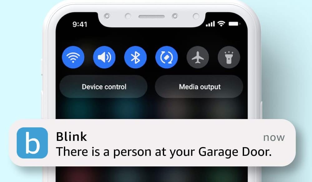 Caméra de surveillance Blink Mini 2 : notifications simples.