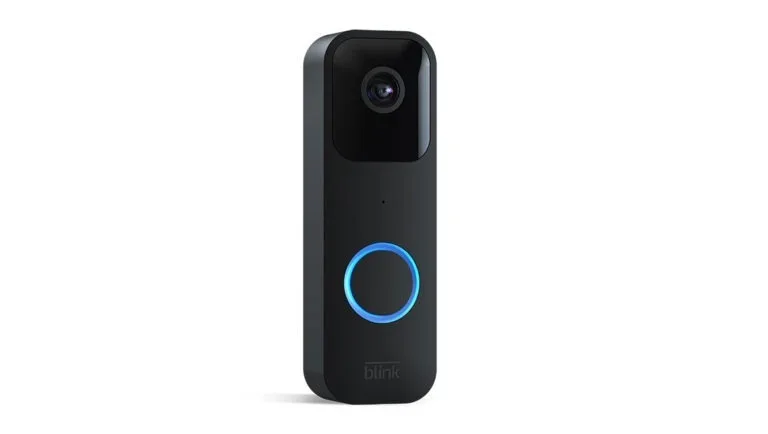 Sonnette connectée Blink Video Doorbell.
