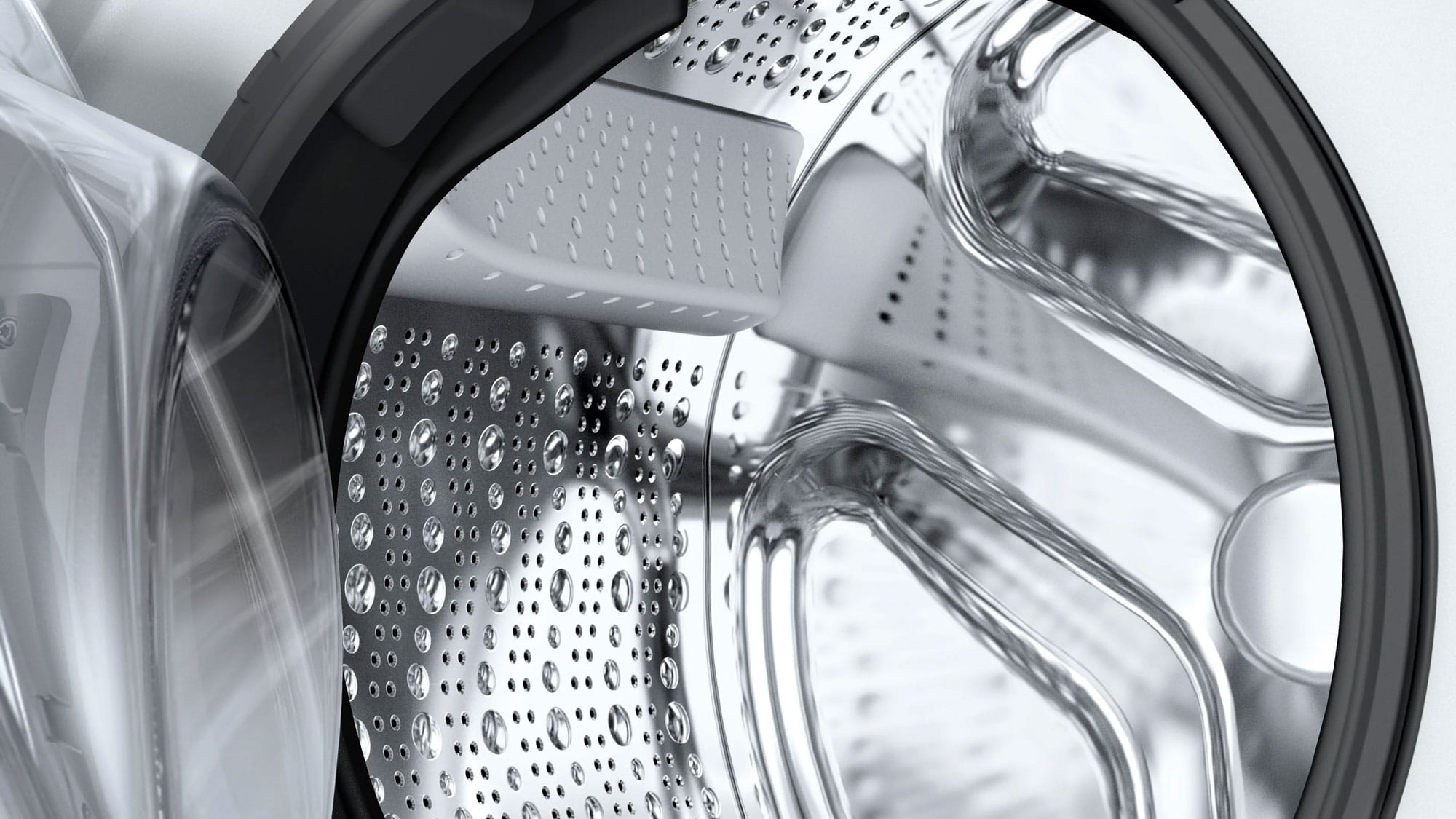 Lave linge Bosch WAN28258FR : tambour de 65 litres et capacité de chargement de 8 kg.