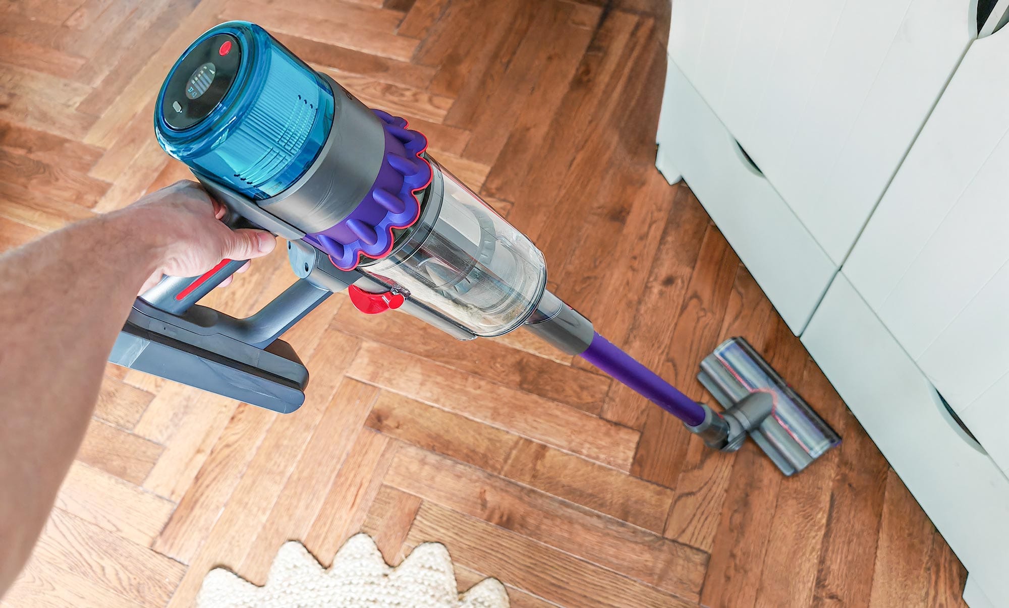L'aspirateur Dyson Gen5 Detect est le plus puissant du comparatif à ce jour. (c) Labo Maison