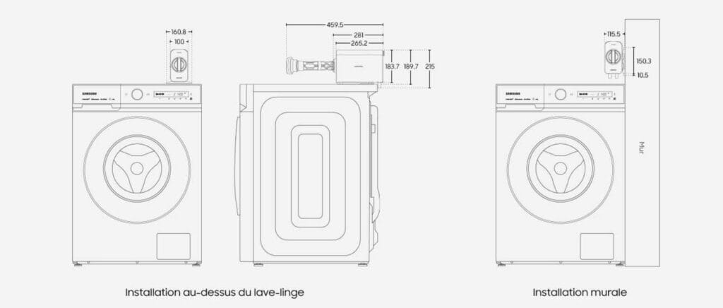 Filtre microplastiques FT-MF Samsung. Le montage.