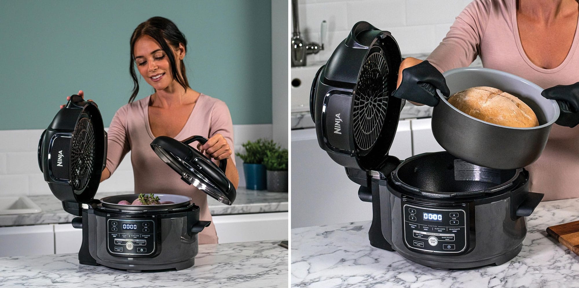 Ninja Foodi MINI OP100EU : une cuve de 4,7 litres.