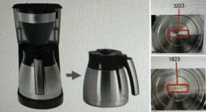 Cinq cafetières filtre Melitta retirées du marché pour risque de brûlure.