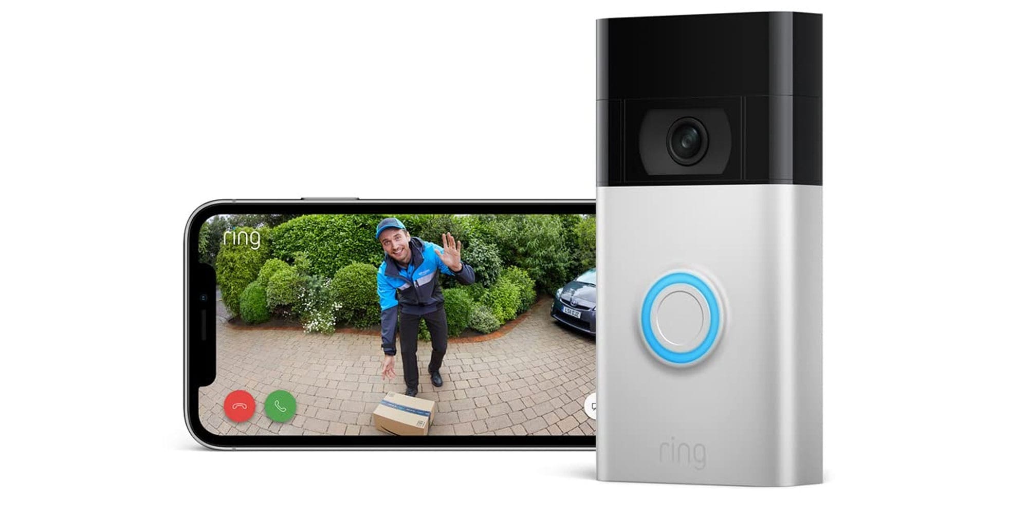 Ring Video Doorbell 2e gen : notification et vidéo sur le téléphone.