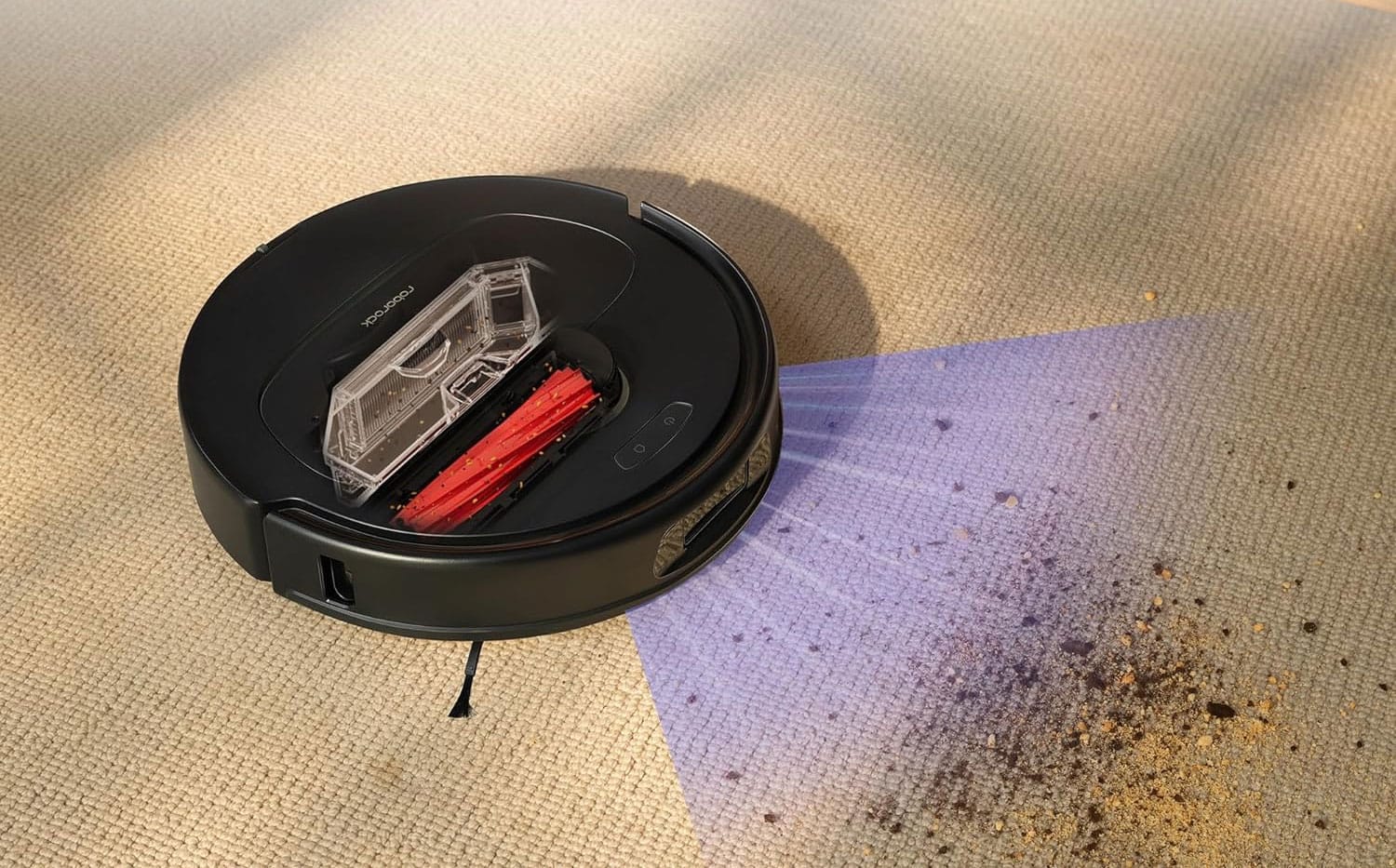 Roborock Qrevo Pro : une puissance d'apiration de 7000 Pa.