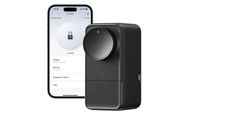 Serrure connectée SwitchBot Lock Pro.