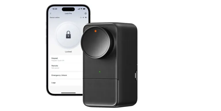 Serrure connectée SwitchBot Lock Pro.