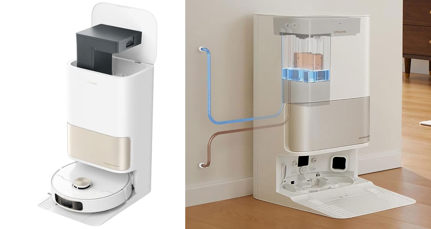 Kit de raccordament à l'eau des robots aspirateurs laveurs Dreame L10S Pro Ultra et X40 Ultra.