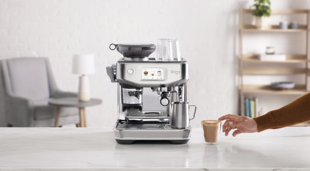 La cafetière expresso à percolateur avec broyeur intégré Sage Barista Touch Impress