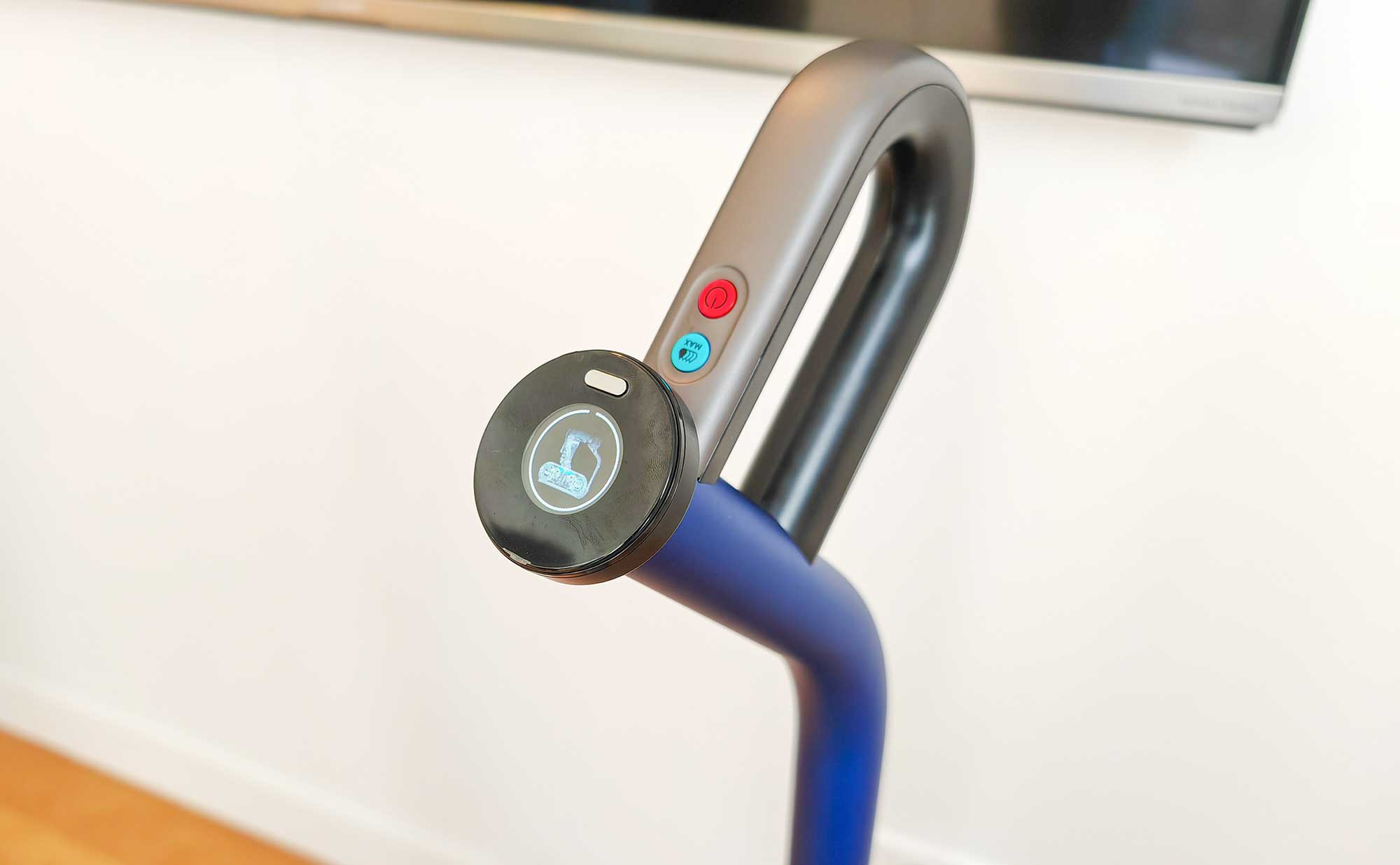 Pannez de commande du Dyson WashG1 : 3 modes d'hydratation et un mode boost.