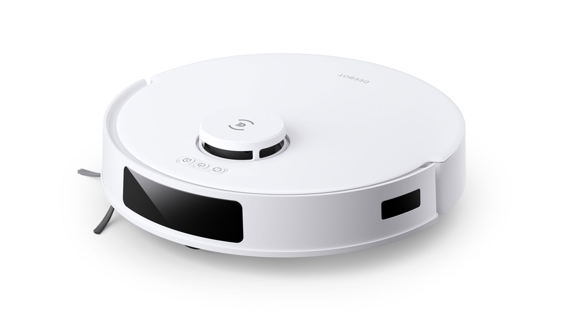 L'aspirateur robot Ecovacs Deebot N20 est équipé d'un télémètre laser pour cartographier et naviguer intelligemment.