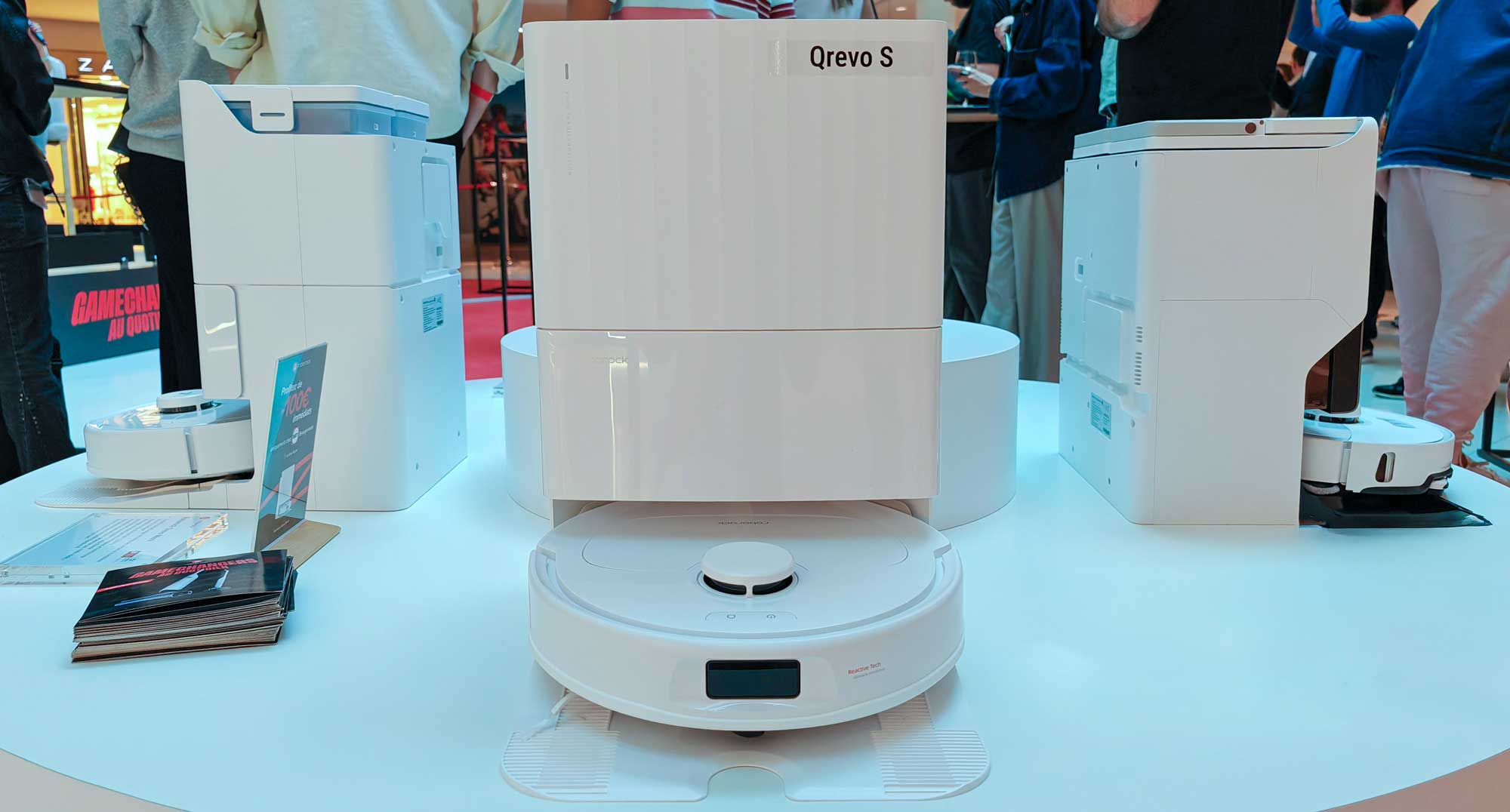 Robot aspirateur laveur Roborock Qrevo S. (c) Labo Maison