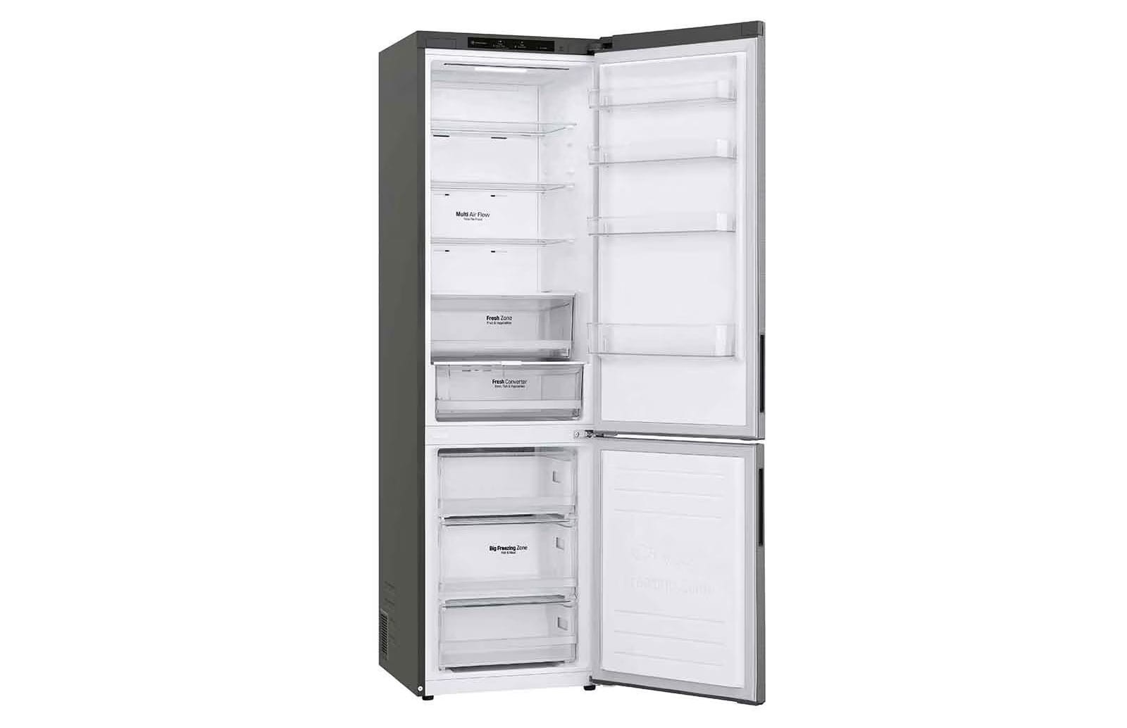 Compartiments du réfrigérateur combiné LG GBP62PZNAC.