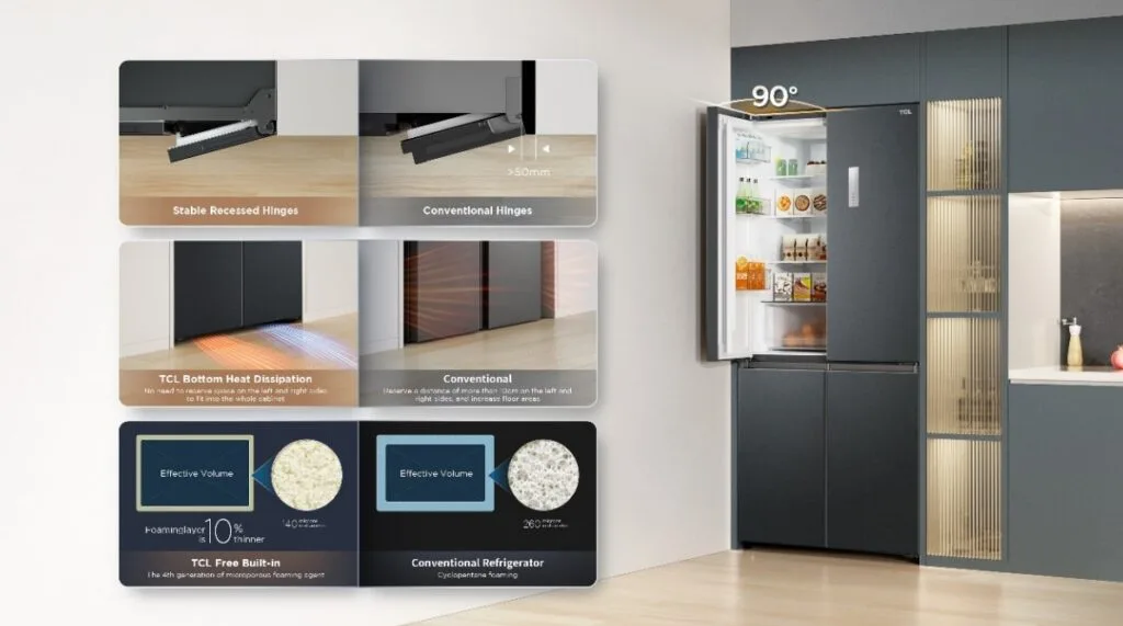 Réfrigérateur multi-portes TCL RC521CXE0