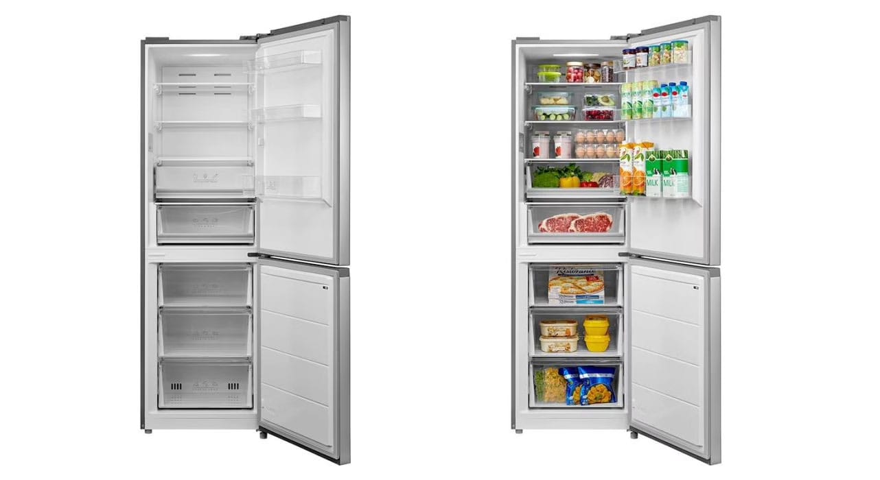 Espace de rangements du réfrigérateur combiné Valberg CNF 378 C X625c W625C.