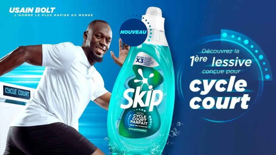 Skip Cycle Court avec Usain Bolt