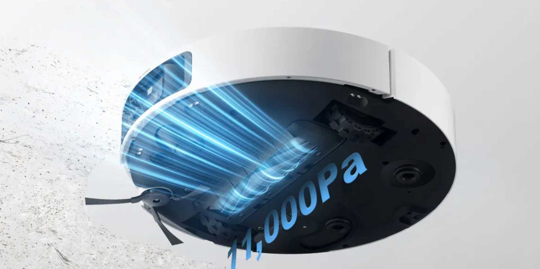 Le Dreame L40 Ultra affiche une puissance d'aspiration de 11 000Pa, soit 1000 de moins que le X40 Ultra.