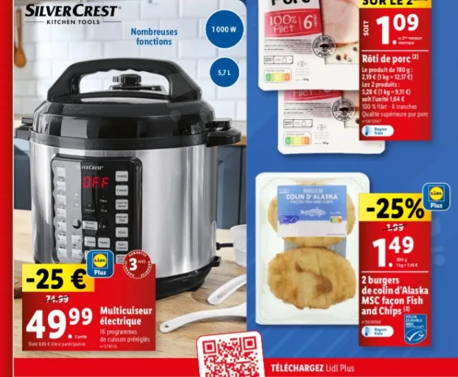 Lidl Multicuiseur Silvercrest