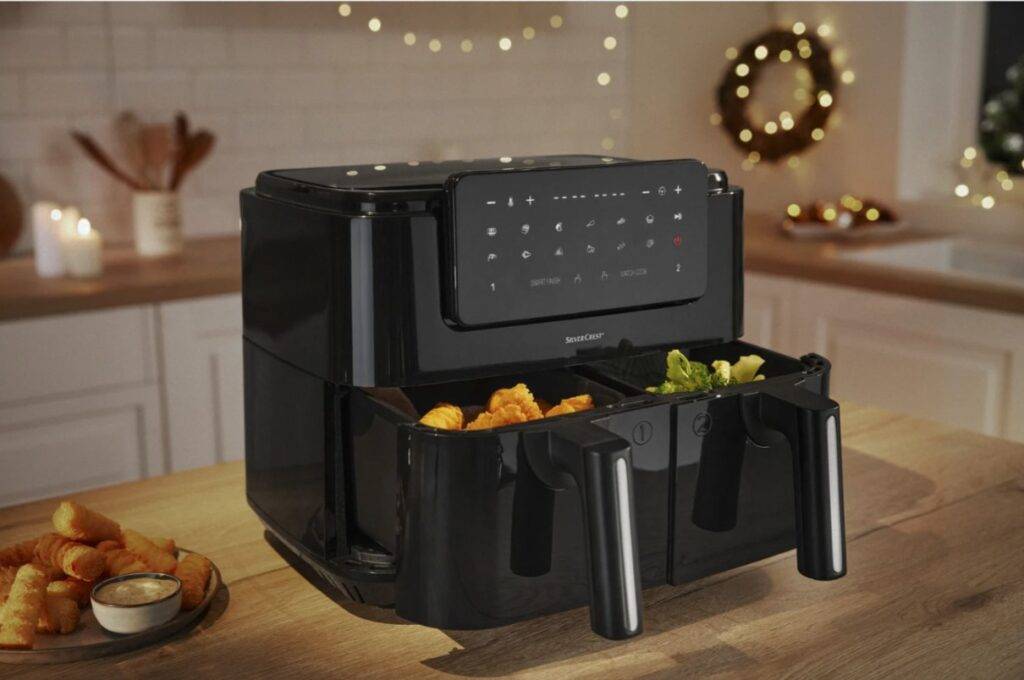 Lidl Silvercrest Kitchen Tools Airfryer double zone A1 SHLFDD 2400