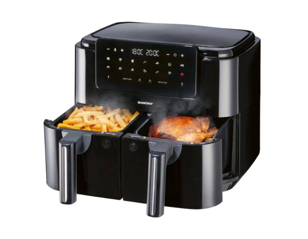 Lidl Silvercrest Kitchen Tools Airfryer double zone A1 SHLFDD 2400