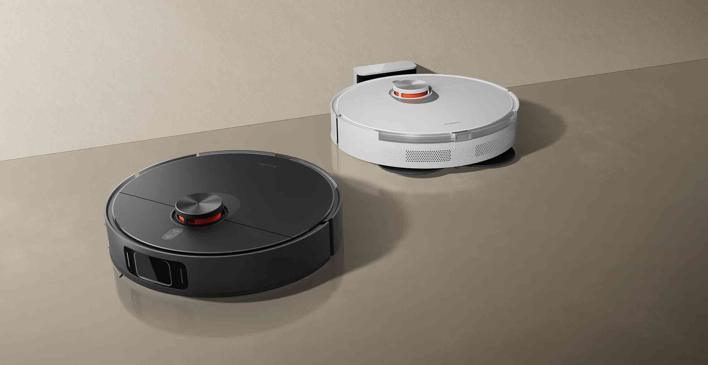 L'aspirateur robot Xiaomi Robot Vacuum S20+ est disponible en deux coloris : noir ou blanc.