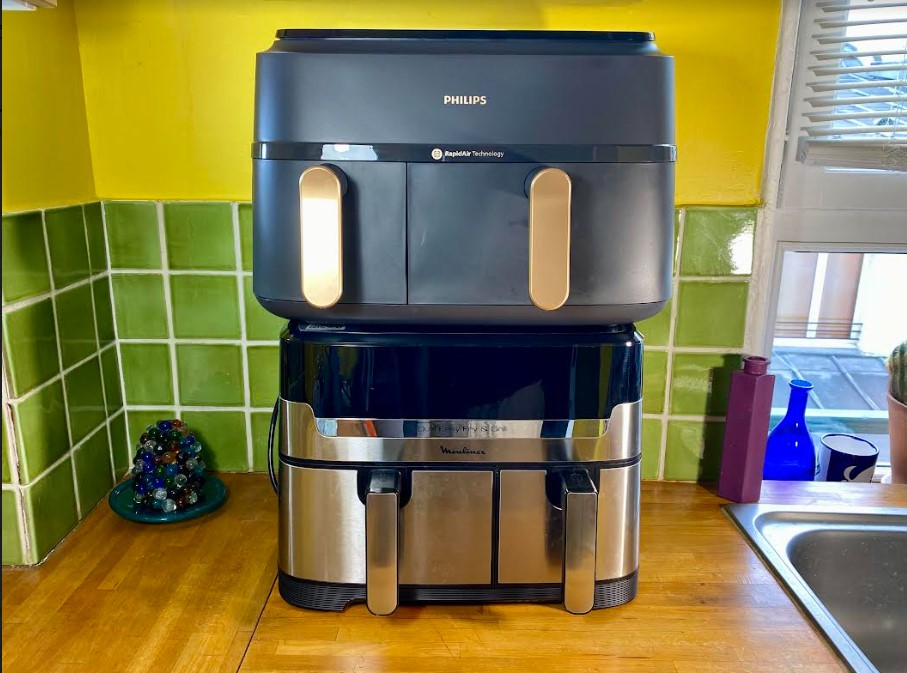 Duel Moulinex Airfryer Dual Easy Fry & Grill vs Philips Double Compartiment Serie 3000 (c) Labo Maison