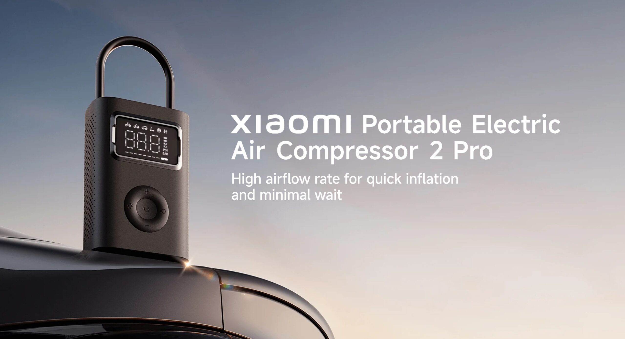 Compresseur portatif Xiaomi Portable Electric Air Compressor 2 Pro.