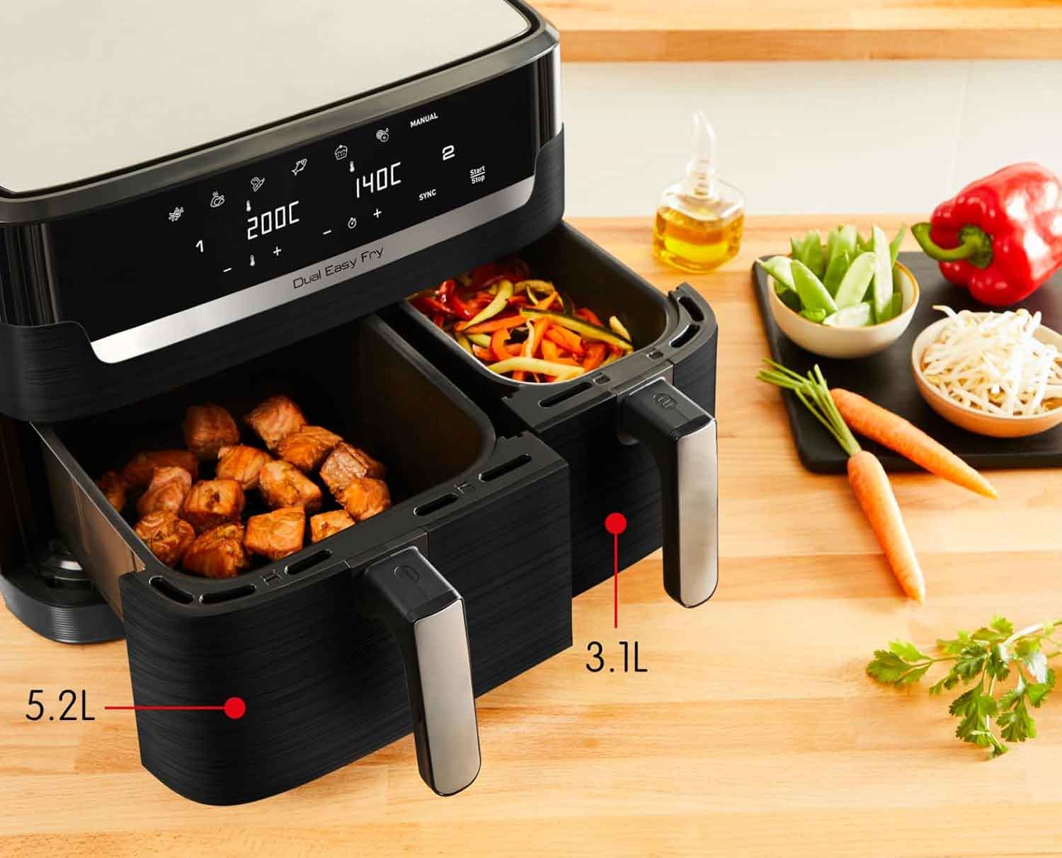 L’Airfryer Moulinex Dual Easy Fry à 129,99 € pour le Black Friday.