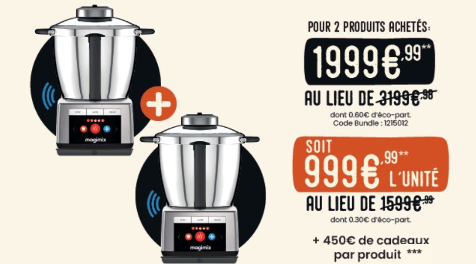 Offe duo de Boulanger et Magimix sur le Cook Expert XL Connect