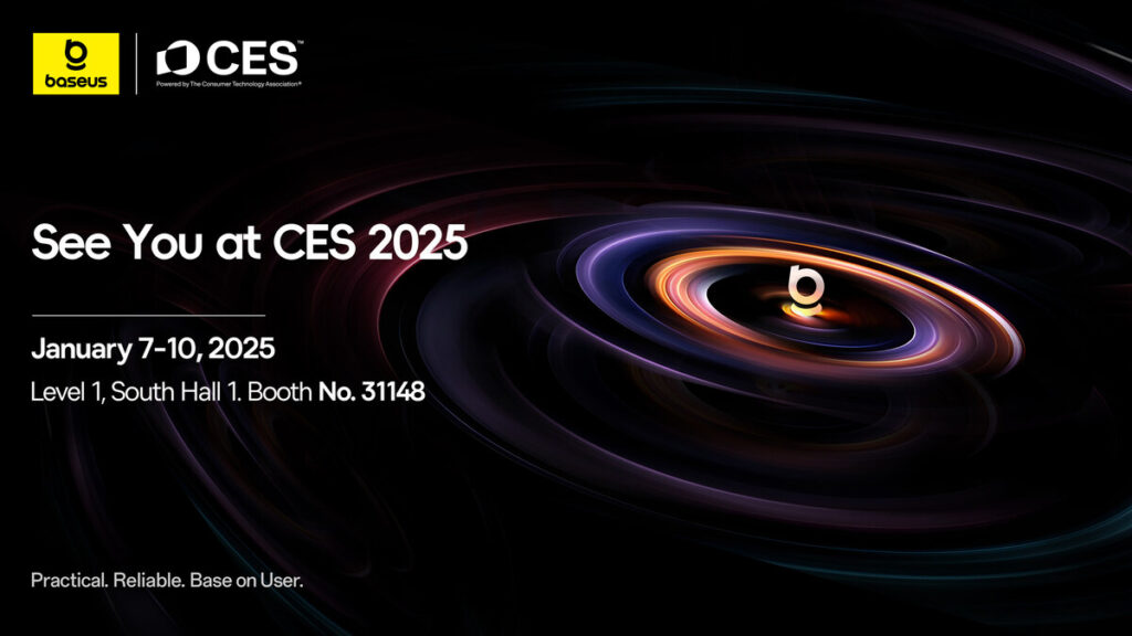 Annonces Baseus au CES 2025 de Las Vegas.