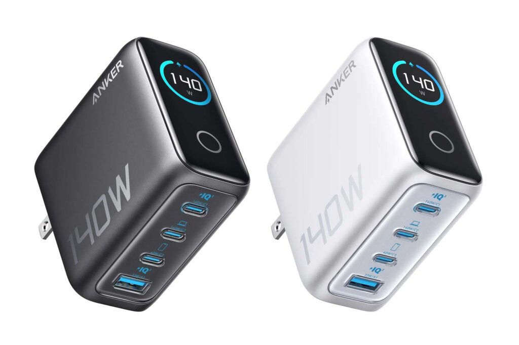 Anker dévoile son chargeur USB 140W, équipé de 4 ports, d’un écran intégré et d’un design stabilisé.