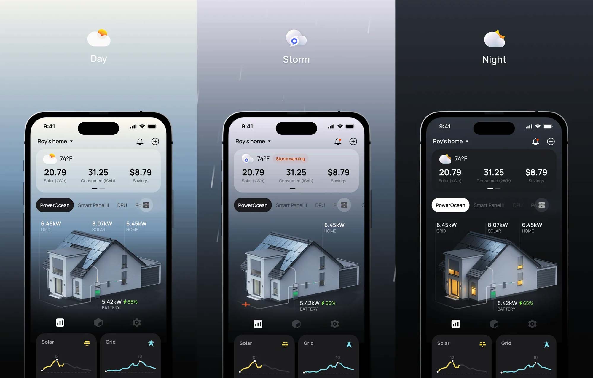 Grâce aux prévisions météo, Oasis adapte la consommation énergétique afin de maximiser l’efficacité.