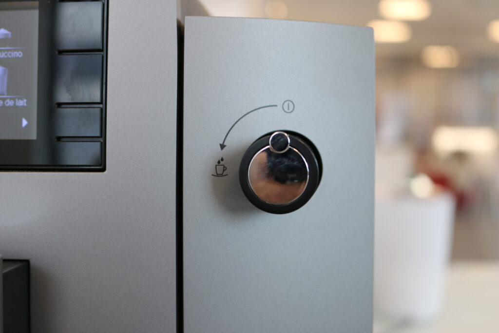 Le sélecteur de la machine à café Jura E6 (c) Labo Maison
