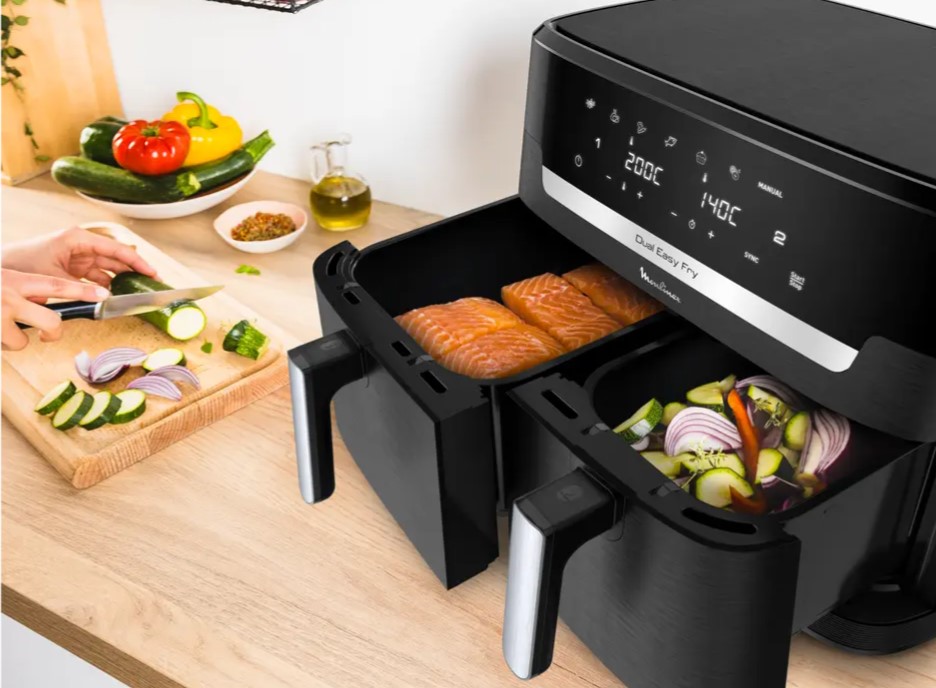 Airfryer Moulinex Dual Easy Fry XXL
