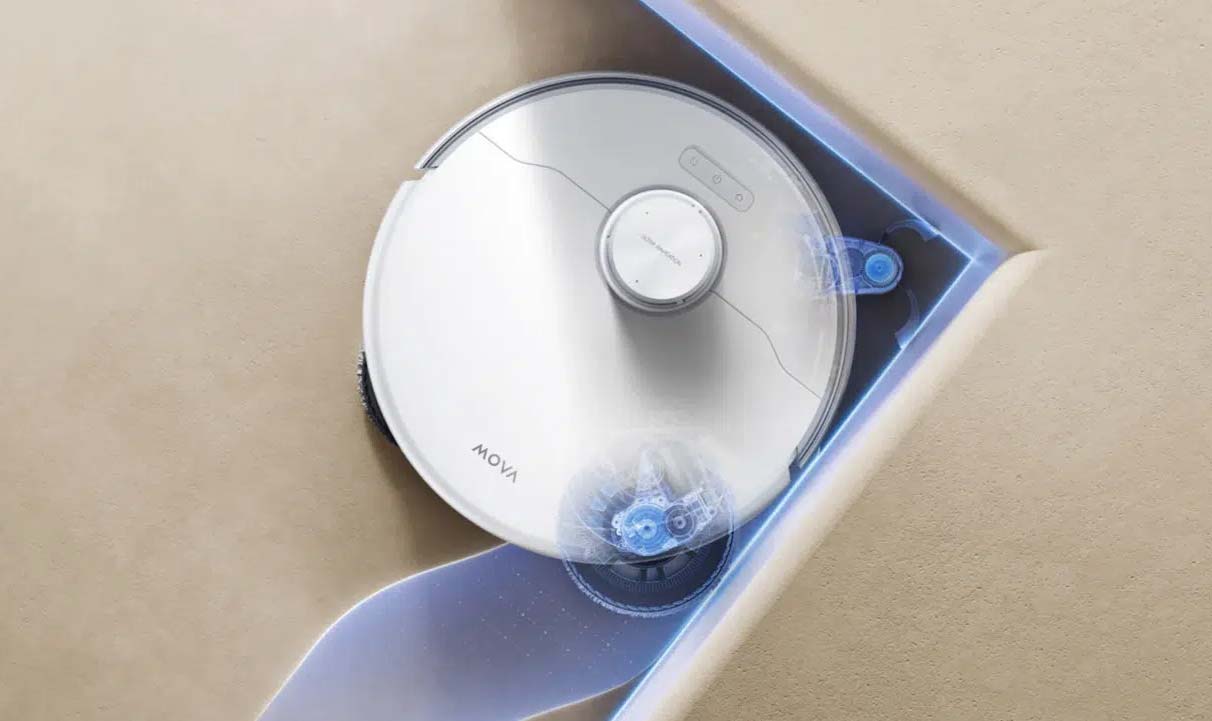 La technologie Flex-Reach permet un nettoyage dans les coins et zones difficiles d'accès.