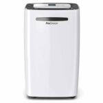 Déshumidificateur Pro Breeze 20L : élimine l'humidité, sèche le linge, économe et pratique avec 20L/jour et écran LED.