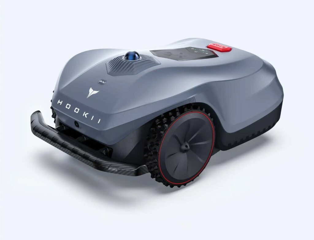 Robot tondeuse Hookii Neomow X. Disponible en trois versions : 2000, 4000 et 6000 m².