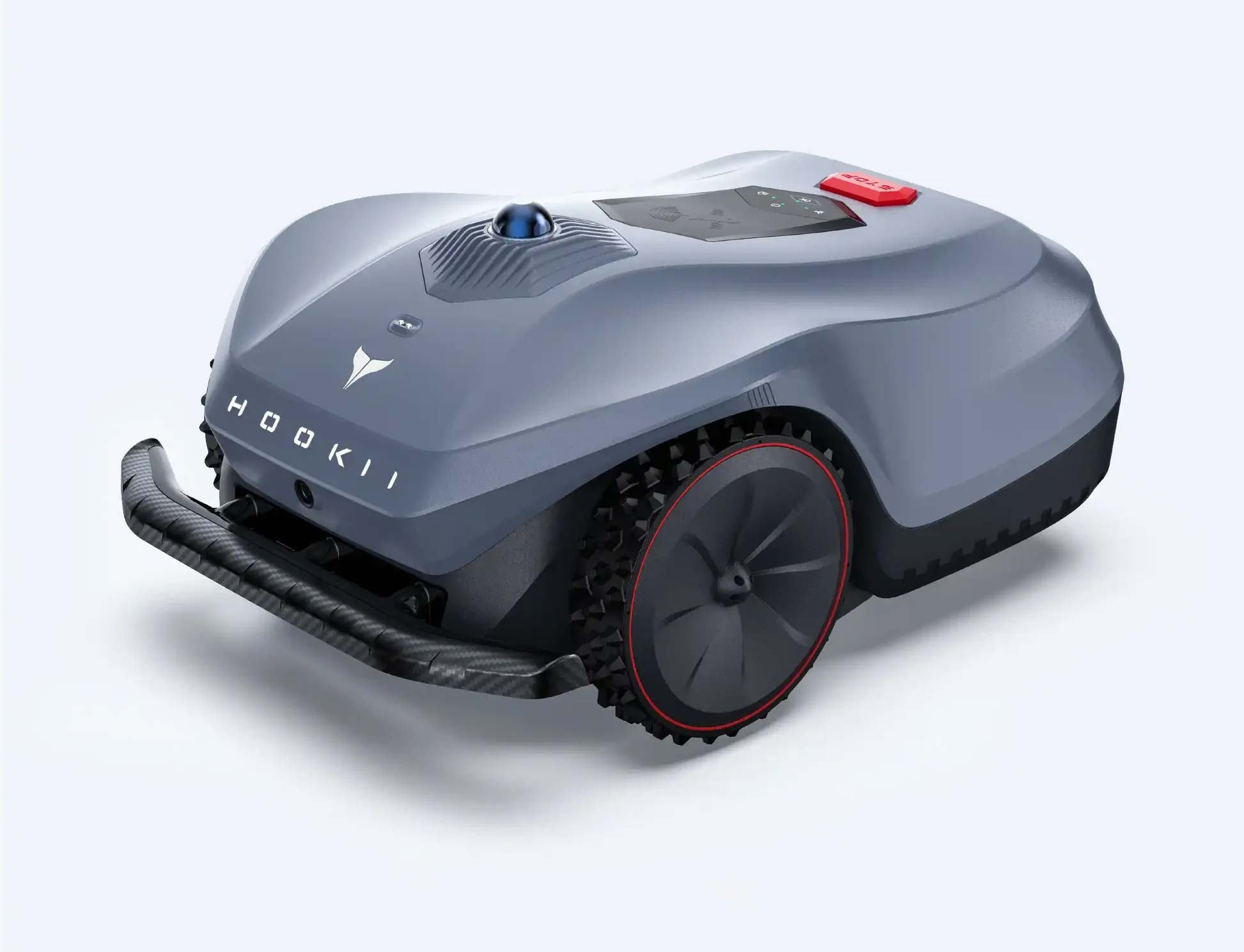 Robot tondeuse Hookii Neomow X. Disponible en trois versions : 2000, 4000 et 6000 m².