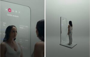 Le miroir intelligent Omnia développé par Withings pour le CES de Las Vegas