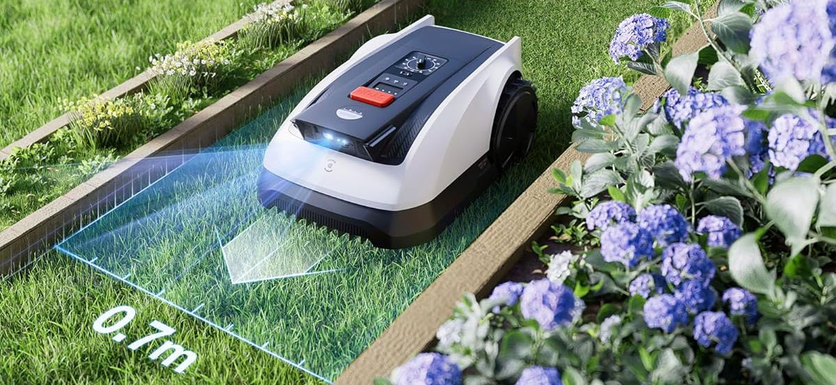 Le Goat O800 RTK peut passer dans des chemins de 70 cm de large, là où d'autres modèles nécessiteraient 1 mètre.