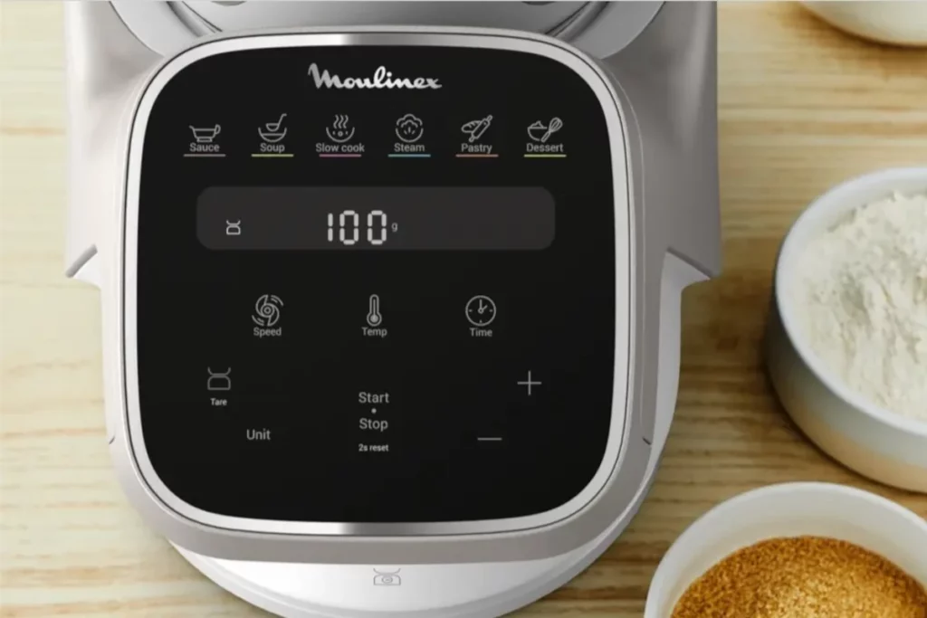L'interface du robot cuiseur multifonction Moulinex Companion Pro XL
