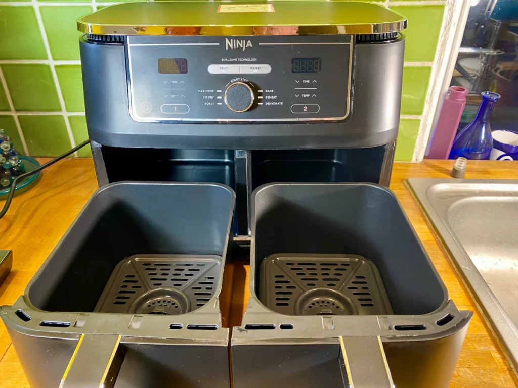 Les deux paniers du air fryer Foodi Max AF400EU de Ninja (c) Labo Maison