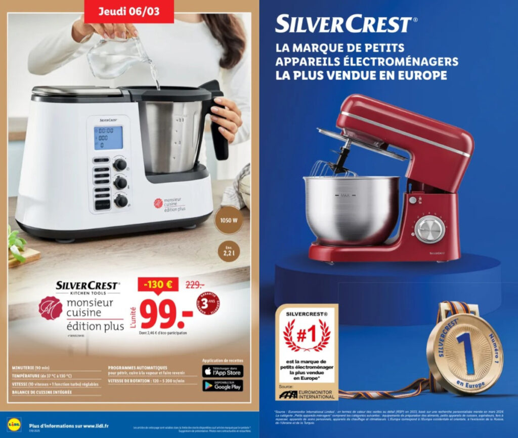 Le Lidl Monsieur Cuisine Plus en promo dans le dernier catalogue du distributeur