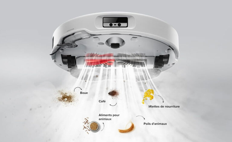 Aspirateur robot laveur Roborock Qrevo Edge en promo à 999,99 €.