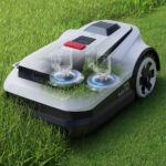 Robot tondeuse Ecovacs Goat A3000 LiDAR : deux plateaux de coupe.